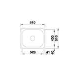 Chậu Rửa Bát Blanco PLENTA 6 570.27.190