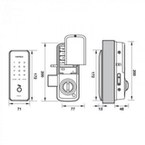 Khóa Điện Tử Hafele ER5100 912.20.200