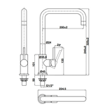 Vòi Rửa Bát Hafele HT21-CC1F245U 577.55.260