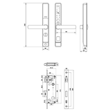 Khóa Điện Tử Hafele DL6600 912.20.145