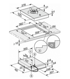 Bếp Gas Miele Domino CS 7101-1 FL