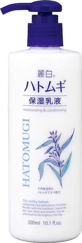 Lotion dưỡng thể chiết xuất hạt ý dĩ Hatomugi Milky (300ml) 麗白 ハトムギ 保湿乳液