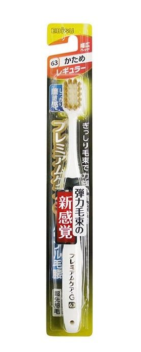 Bàn chải đánh răng Ebisu Premium Care (Lông cứng) エビス プレミアムケアハブラシ・Gレギュラー かため