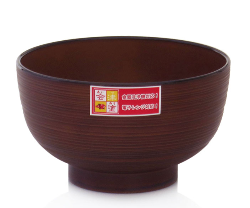 Chén nhựa vân gỗ (11cm) 木目調プラスチックボウル