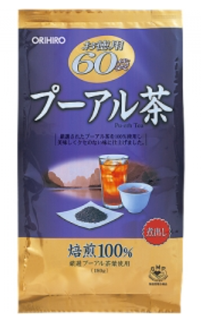 Trà Phổ Nhĩ Orihiro (60gói x3g) オリヒロ 徳用プーアル茶