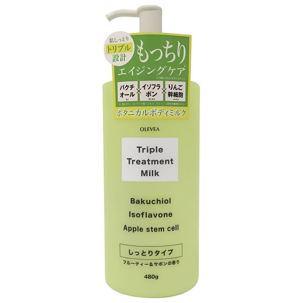 Sữa Dưỡng Thể Cấp Ẩm Chống Lão Hóa - Olevea Triple Treatment Milk Botanicals (480g) トリプルトリートメントミルク(B)480G
