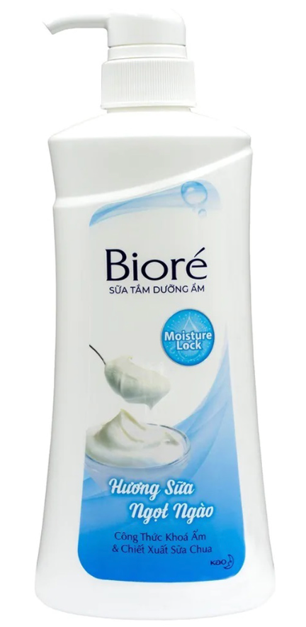 Sữa tắm dưỡng ẩm mịn da hương sữa tươi Biore Body Foam Pure Mild (530g)