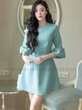 Đầm xanh mint tay chuông