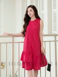 Đầm babydoll hồng sen