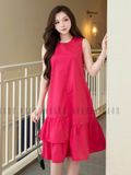 Đầm babydoll hồng sen