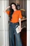 Áo thun cổ tròn