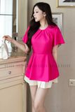 Quần kem xếp ly