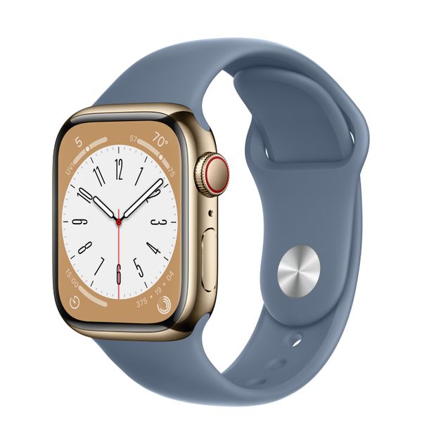 Apple Watch Series Gold Stainless Steel Case with Sport Band
