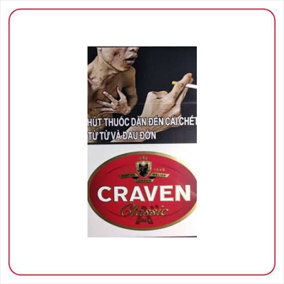 Thuốc Lá Craven Mèo Đỏ  Craven香烟