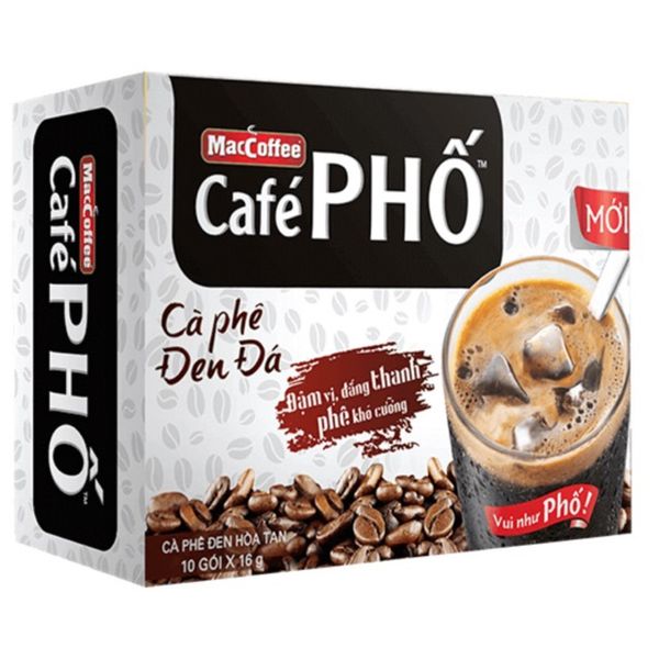 Cà Phê Đen Đá Phố Hộp