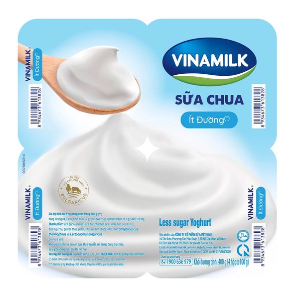 Sữa Chua Vinamilk Ít Đường