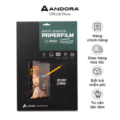 Tấm film dán ANDORA Paperfilm Anti-shock cho iPad (Hỗ trợ dán miễn phí trực tiếp tại shop)