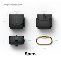 Vỏ bảo vệ elago Leather cho AirPods 3