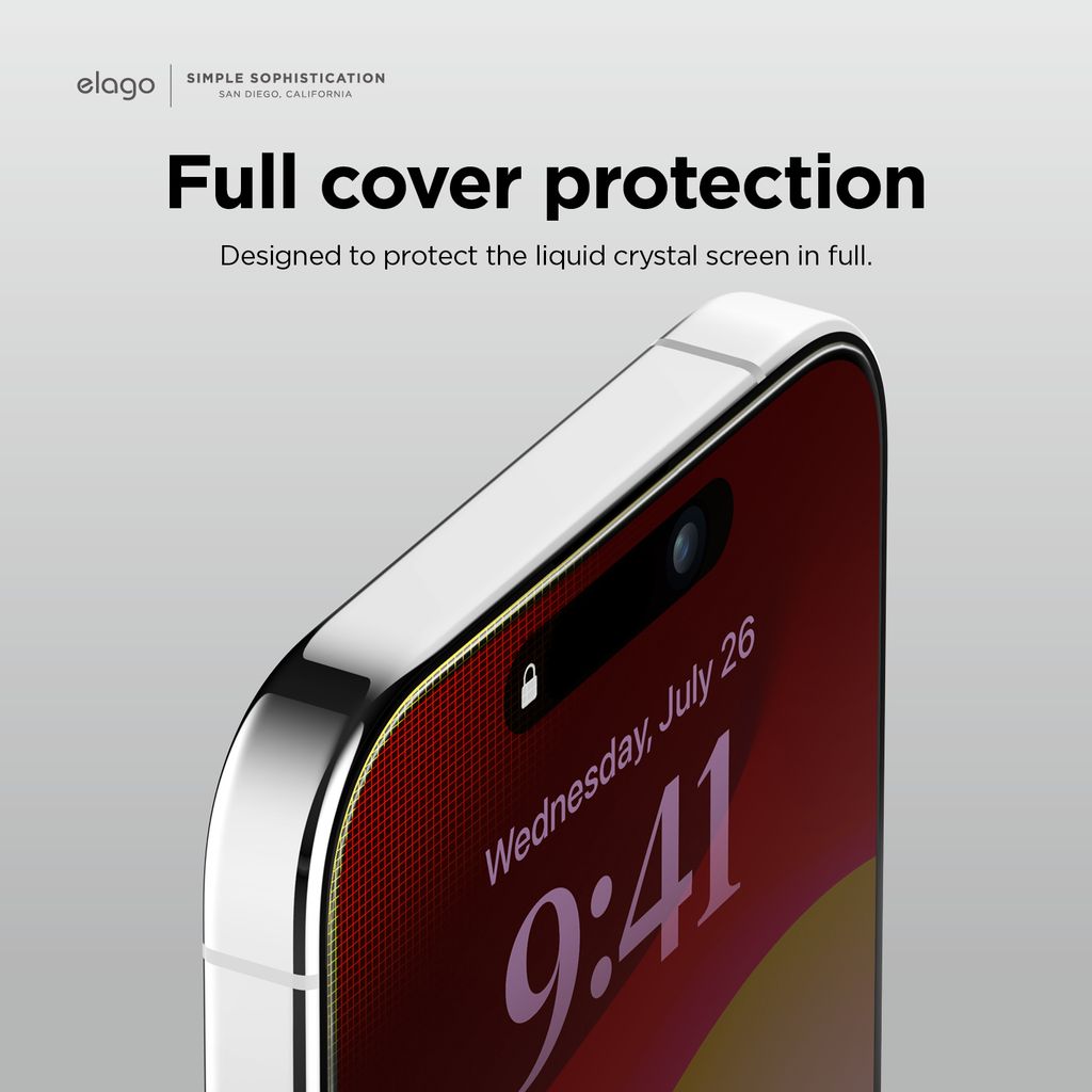 Kính cường lực elago Tempered Glass+ Screen Protector cho iPhone (Hỗ trợ dán miễn phí trực tiếp tại shop)
