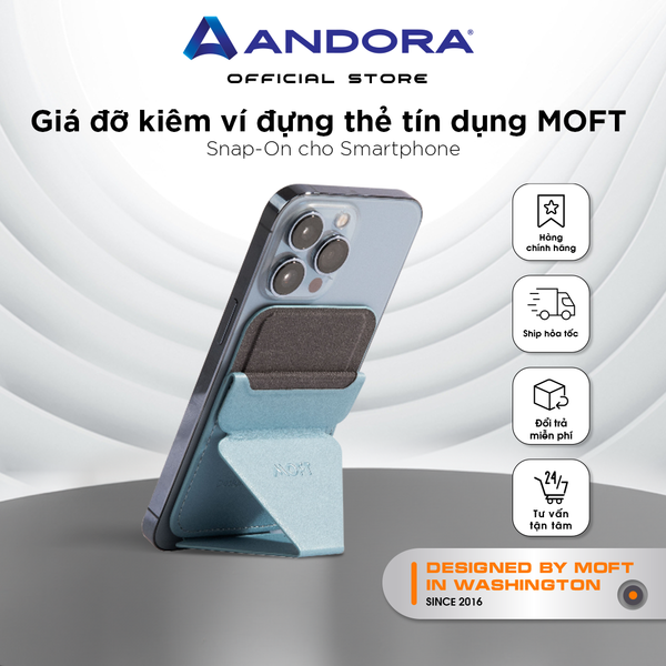 Ví đựng thẻ & Giá đỡ MagSafe MoFT Snap-On cho Smartphone