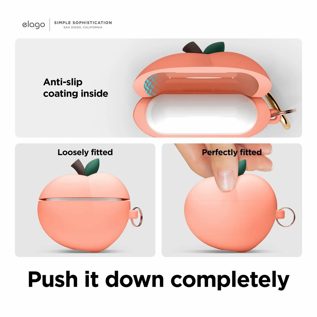Vỏ bảo vệ elago Peach cho AirPods Pro 2