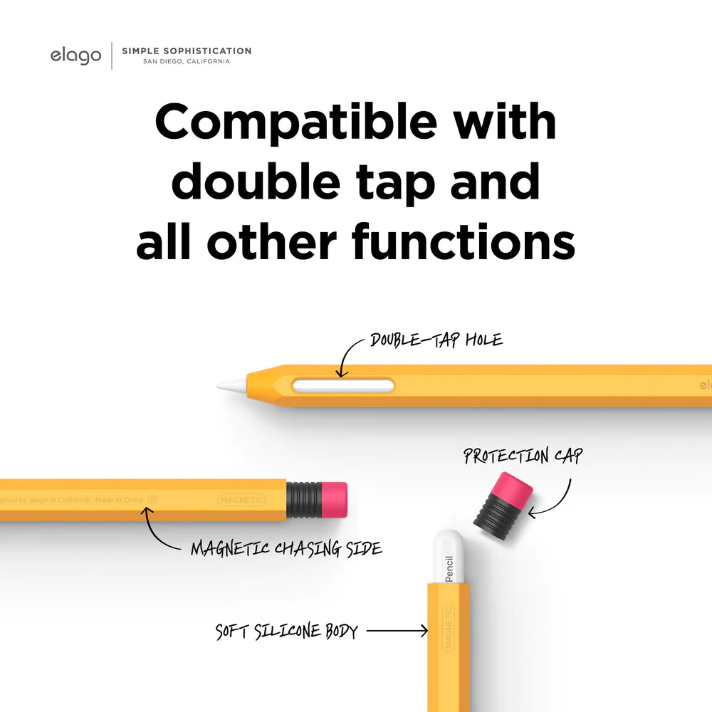 Vỏ bảo vệ elago Silicone cho Apple Pencil 2