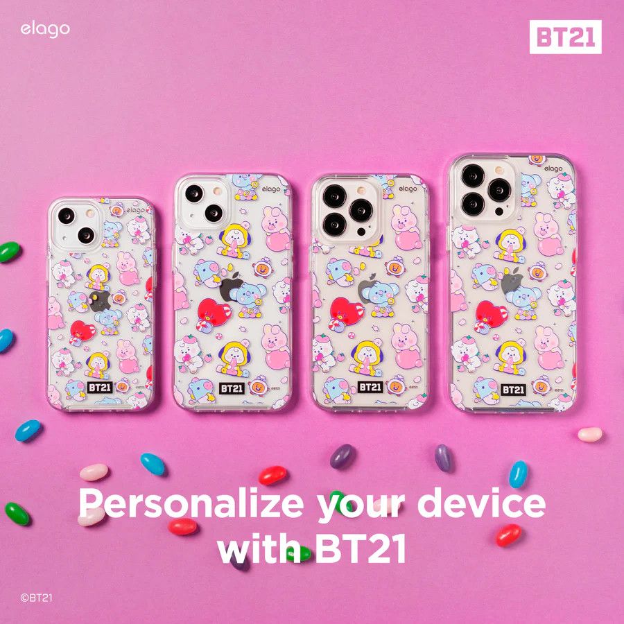 Ốp lưng elago|BT21 Jelly Candy cho iPhone 13 Series
