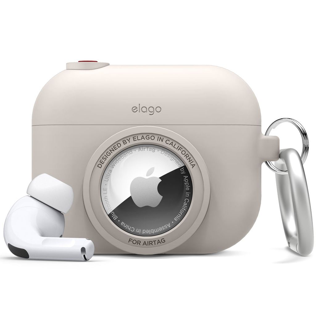 Vỏ bảo vệ elago Snapshot cho AirTag & AirPods Pro