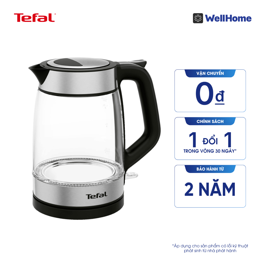 Bình đun siêu tốc Tefal KI605830 - thủy tinh - 1.7L