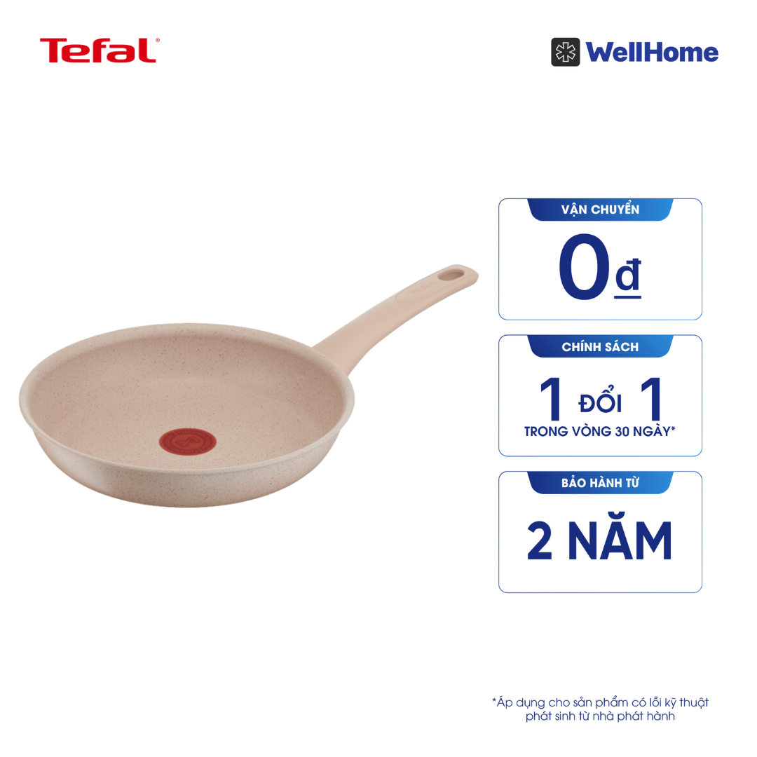 Chảo chiên chống dính vân đá cao cấp Tefal Delight G2930402, 24cm