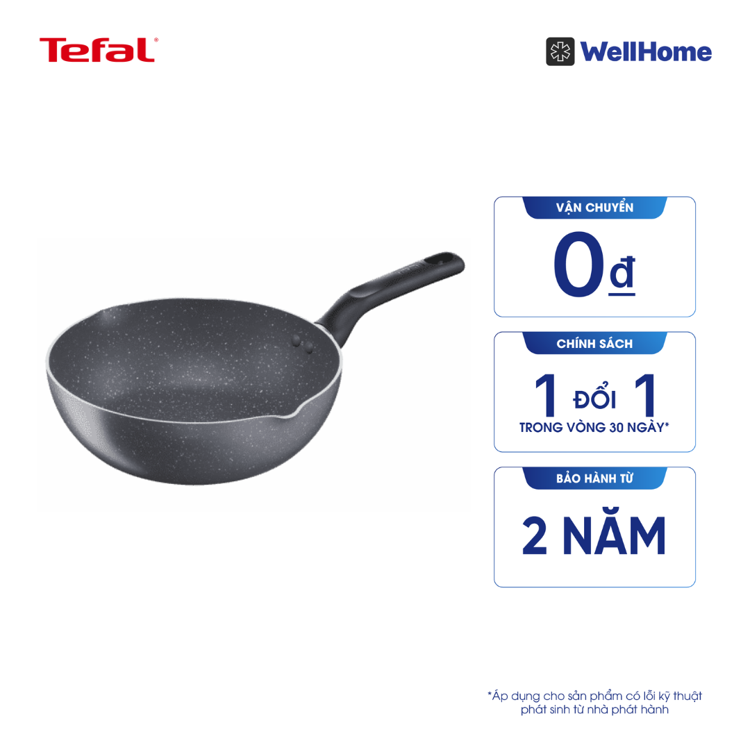 Chảo chiên sâu lồng chống dính Tefal Natura 26cm (dùng cho bếp gas và bếp hồng ngoại)