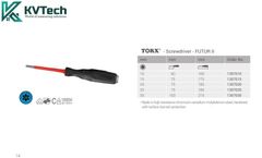 Tuốc nơ vít đầu sao - TORX 
1000V VDE GS - FUTUR II 
 Intercable 1307025