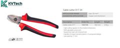 Kìm cắt cáp 2K
1000V VDE GS Intercable 1602160