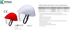 Mũ bảo hộ tích hợp kính bảo vệ cho thợ điện Intercable AV9303W