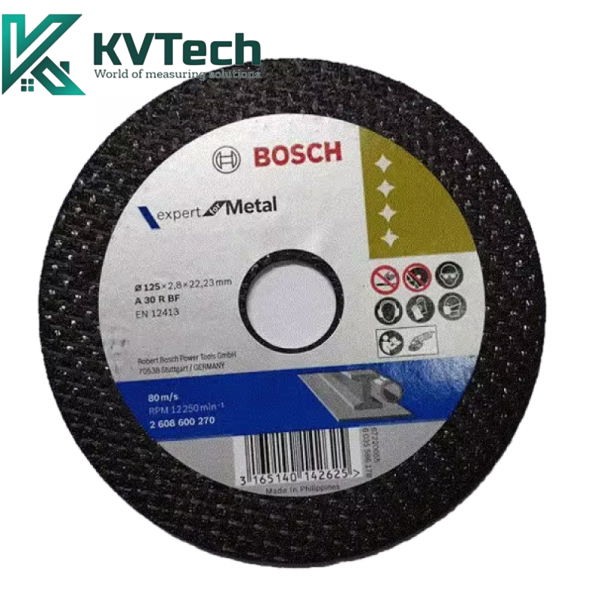 Đá cắt BOSCH 125x3x22.2mm