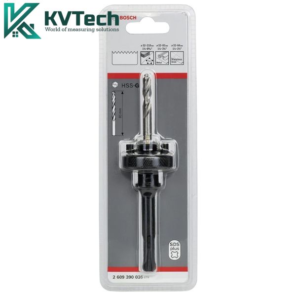 Khớp nối mũi khoét 32-155mm Bosch 2609390036