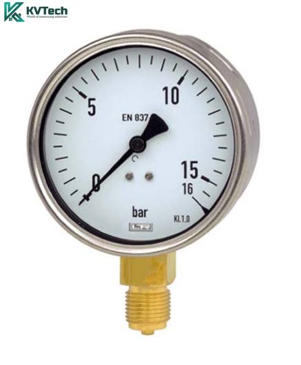 Đồng hồ đo áp suất kiểu lò xo Leitenberger EN 837-1