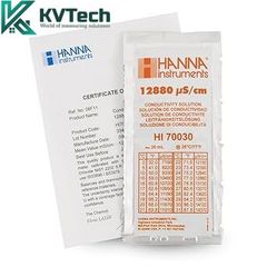 Dung Dịch Hiệu Chuẩn Độ Dẫn HANNA HI70030C (20 mL x 25 gói, 12,880 µS/cm)