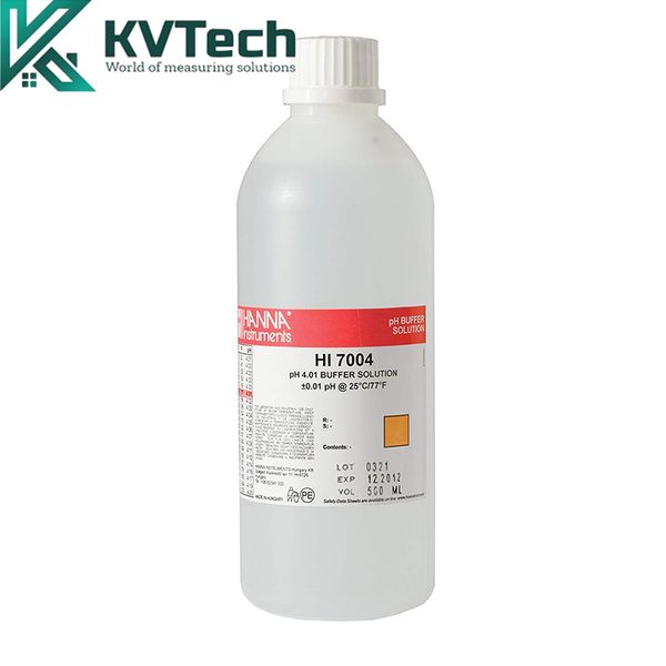 Chất chuẩn đo pH4.01 HANNA Hi7004/1L