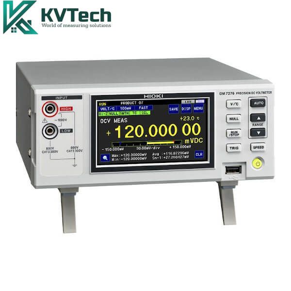 Máy đo điện áp DC Hioki DM7276 (100 mV~1000 V, độ chính xác cao 9ppm)