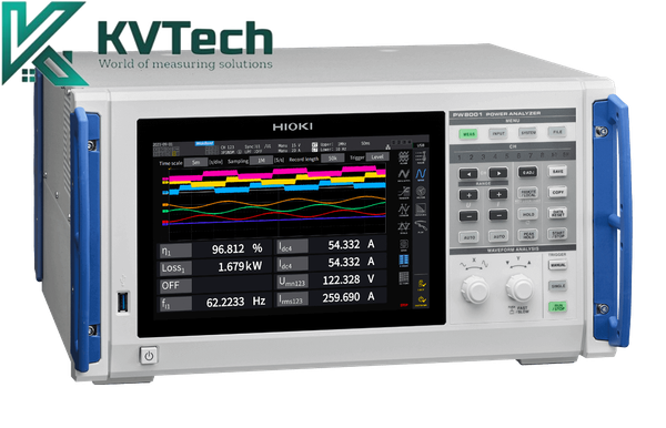 Thiết bị phân tích công suất HIOKI PW8001 (DC, 0.1 Hz ~ 5 MHz, 3-pha 4-dây)