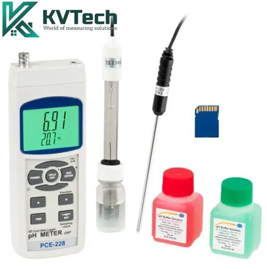 Bộ kit đo pH PCE 228-Kit (0~14pH; 0.01 pH)