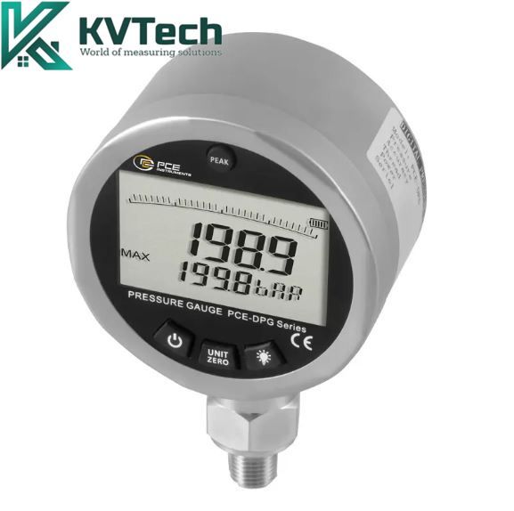 Đồng hồ đo áp suất kỹ thuật số  PCE DPG 200 (0~200 bar, 0.25% FSO)
