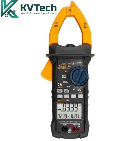 Ampe kìm một pha PCE PCM 3 ( AC 1000A)