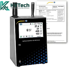 Máy đếm hạt tiểu phân trong không khí PCE PQC 22EU (0.3~ 25 μm, Incl. Calibration Certificate)