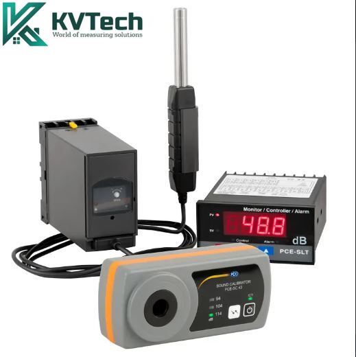 Máy đo mức âm thanh PCE SLT-TRM-24V-ICA (30~130 dB; 24 V DC; chứng chỉ ISO)