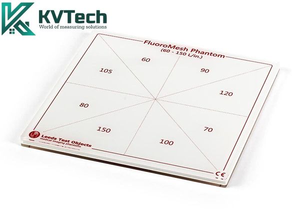 Phantom kiểm tra liên tục độ phân giải của X-quang tăng sáng Leeds Test Objects FluoroMesh