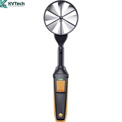 Đầu dò đo vận tốc gió dạng cánh quạt TESTO 0635 9371 (Ø100mm, 0.1~15m/s, -20~70°C, Bluetooth)