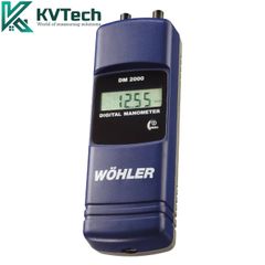 Bộ máy đo khí gas Wöhler  DM 2000 (±2 bar / ±2.000 hPa; -20~99 °C)