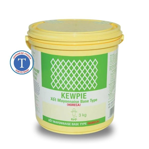 Xốt Mayonnaise Kewpie Base Type Horeca Xô 3Kg